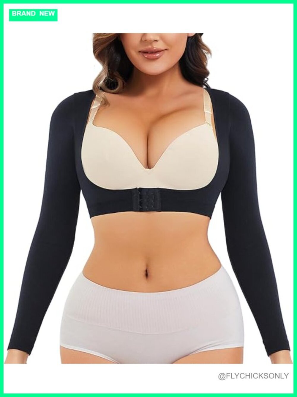 Upper Arm Shaper Shapewear Tops Post Surgery Compression Sleeves for Women